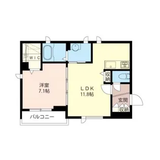 ラピス常盤【2階】の間取り