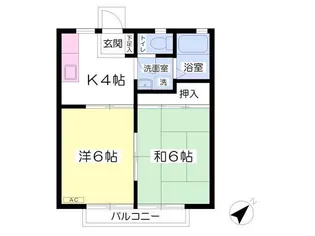 桜ハイツ【2階】の間取り
