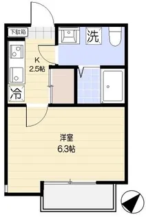 グレーシア幕張【2階】の間取り