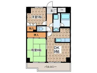 アヴェニュー桜上水【7階】の間取り