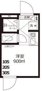 スマイエ北新宿【2階】の間取り