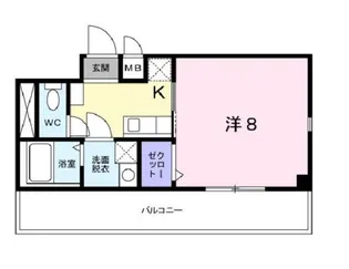 グランツ松嶋【1階】の間取り