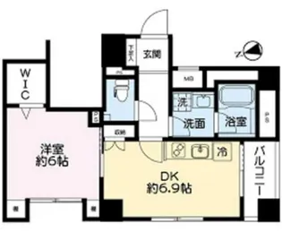 レアシス秋葉原【8階】の間取り