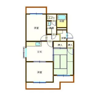 グランメール【1階】の間取り