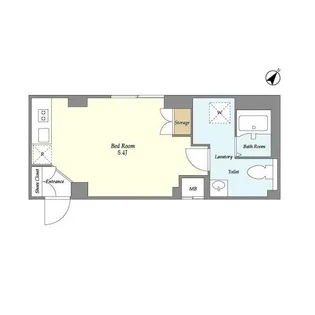 ジニア不動前【6階】の間取り