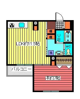 メゾン浦和根岸【3階】の間取り
