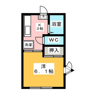 フォーヤングノムラ【1階】の間取り