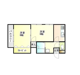 ファーストビル中央駅【2階】の間取り