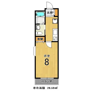 コットンハウスIII【1階】の間取り