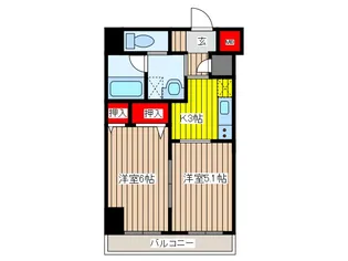 ザ・イーストスクエア【4階】の間取り