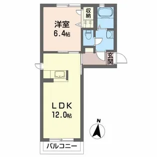 サンクチュアリK【2階】の間取り