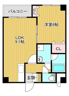 アルベルジュ米山【3階】の間取り
