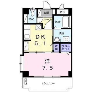 あさとばる赤嶺【3階】の間取り