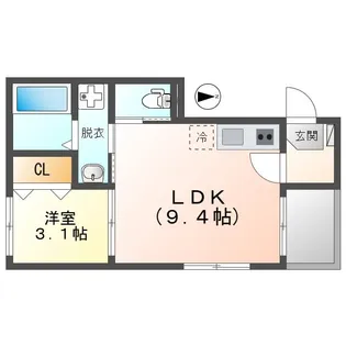 Gentle Light 野並【1階】の間取り