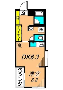 パークアベニュー【1階】の間取り