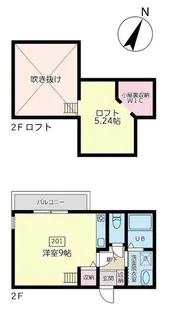 Ibrio(アイブリオ)蓮田東【2階】の間取り