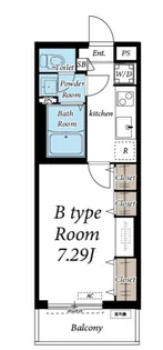 ヴィラ船橋【2階】の間取り