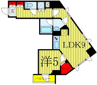 池袋ウエストガーデン【2階】の間取り