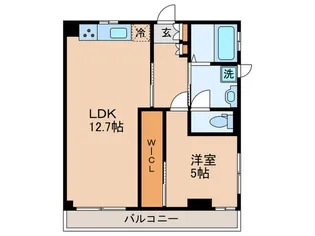パ-ルメゾン【1階】の間取り