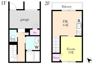 サンヴィアーレ・ガレージの間取り