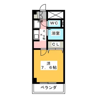 エスポアール八雲 A棟【2階】の間取り