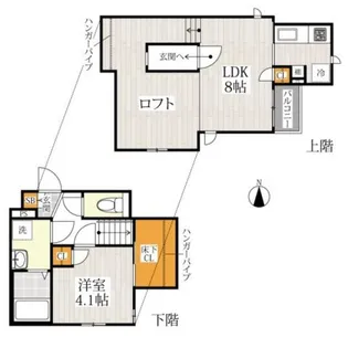 CB南熊本ヴィータ【1階】の間取り