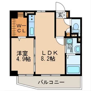 セントヴィラ大濠II【4階】の間取り