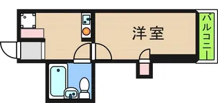 明星館【6階】の間取り