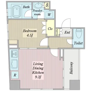 プロシード西新宿【6階】の間取り