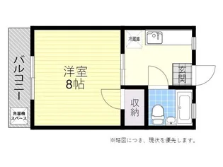 釘宮コーポ【2階】の間取り