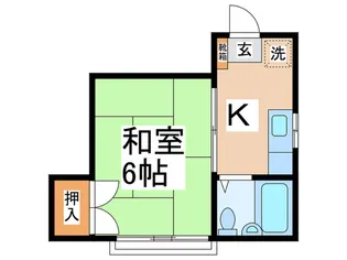 フラワ-コ-ポ【2階】の間取り