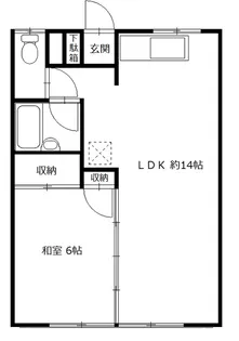 千吉良ハイツ【1階】の間取り