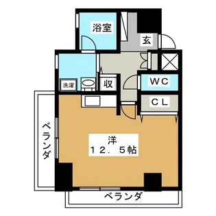 カミュー松戸北小金【7階】の間取り