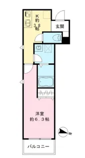 メゾン クレスト【2階】の間取り