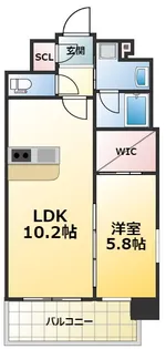 グランカーサ新大阪SOUTH【4階】の間取り