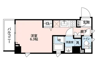 BCITYAPARTMENTIKEBUKUROWEST【4階】の間取り