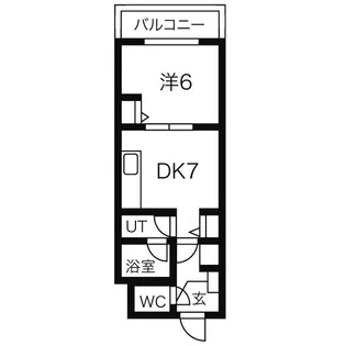 コートロティ宮ヶ丘【4階】の間取り