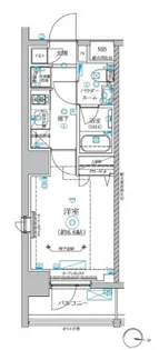 RELUXIA横濱東【5階】の間取り