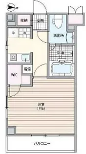 ファイカス両国【3階】の間取り