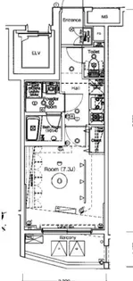 ブライズ清澄白河DUE【7階】の間取り