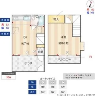 高橋ハイツの間取り