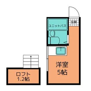 旭ヶ丘ハイツ【2階】の間取り