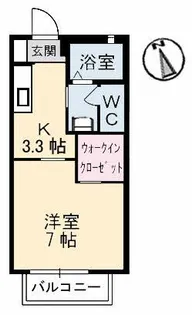 ディアス・巴橋【2階】の間取り