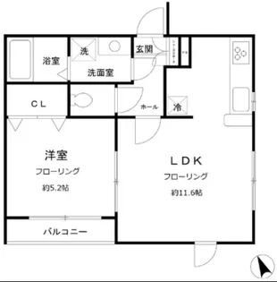 カプリス上池袋【1階】の間取り