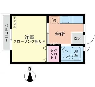 ジュネスハイツ【1階】の間取り