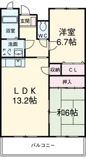 メゾンソレイユ【2階】の間取り