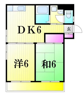 メゾン弘文【6階】の間取り
