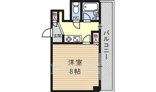 コンフォート姫里【5階】の間取り