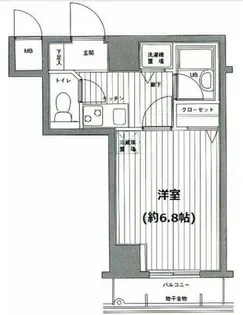 グランド・ガーラ麻布十番【5階】の間取り