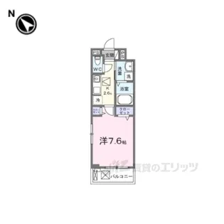 カーサ・ミニヨン【1階】の間取り